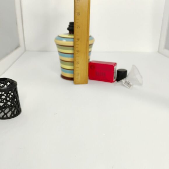 La Tee Da Fragrance Effusion Lamp Multi Colored Striped RARE!!!! NWT - Picture 3 of 15